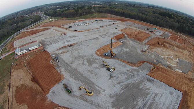 Construction Progresses at Baptist Memorial Hospital – North Mississippi